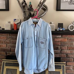 Harley men’s denim shirt